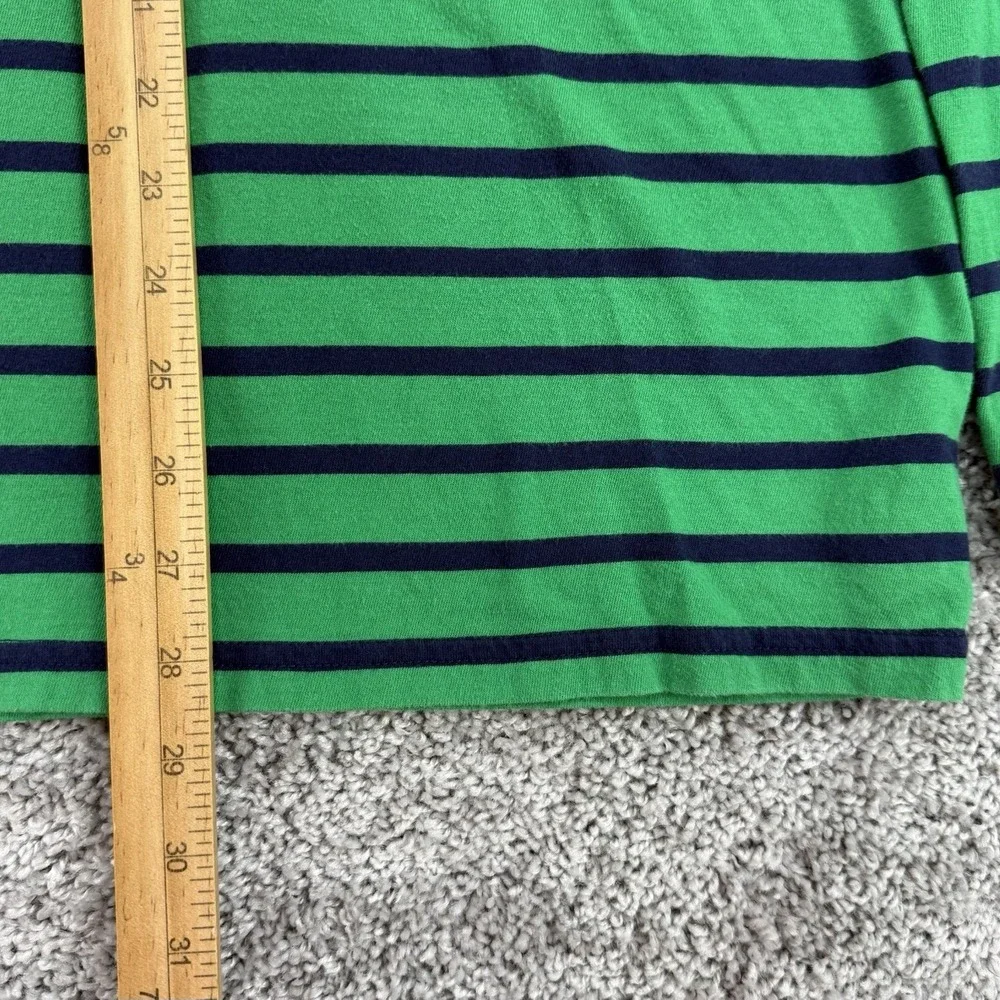 Polo Ralph Lauren Hoodie Mens XXL Navy/Green Striped Nautical Preppy Lightweight